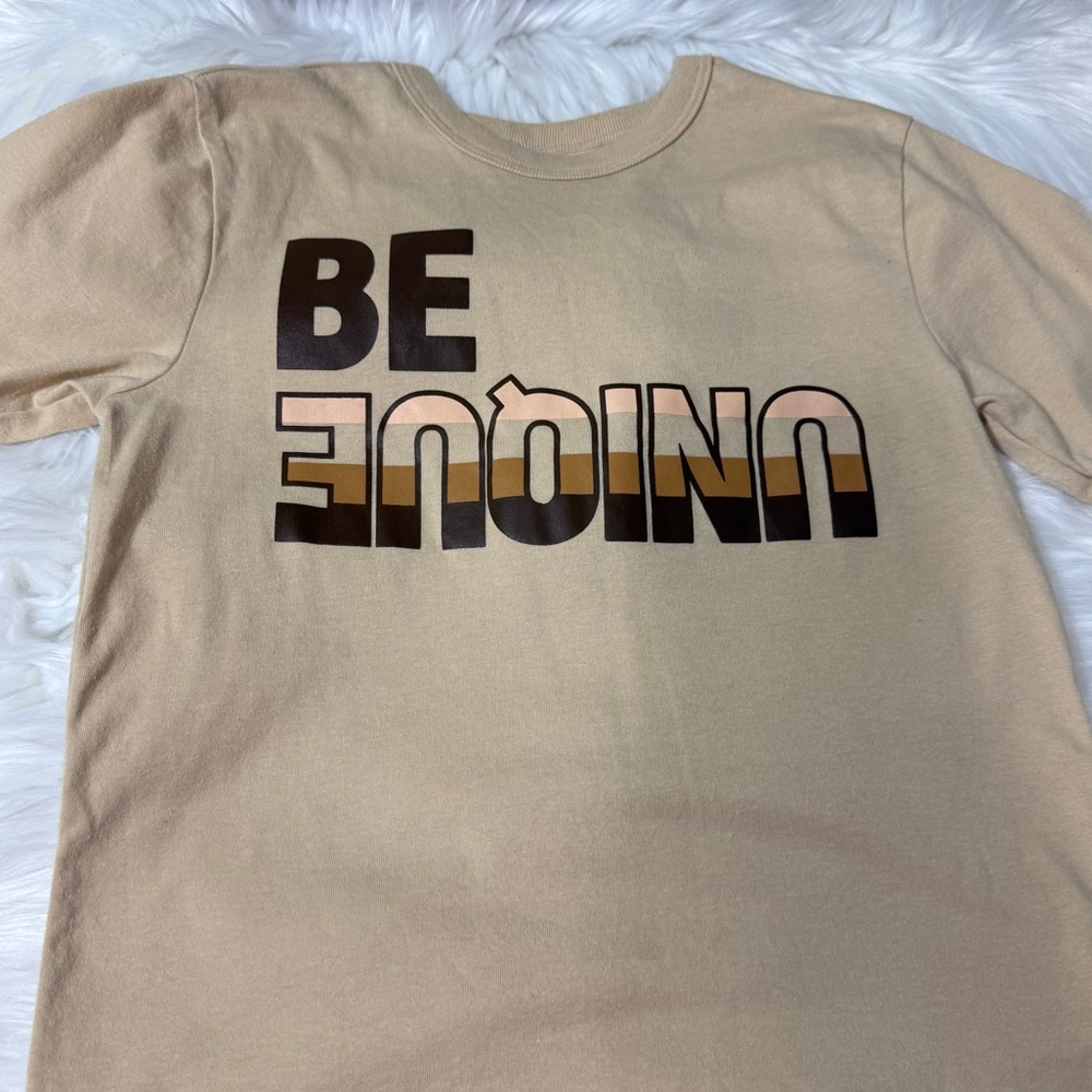 The Children’s Place Youth Boy Size Small Tan Short Sleeve Tee - Picture 4 of 11